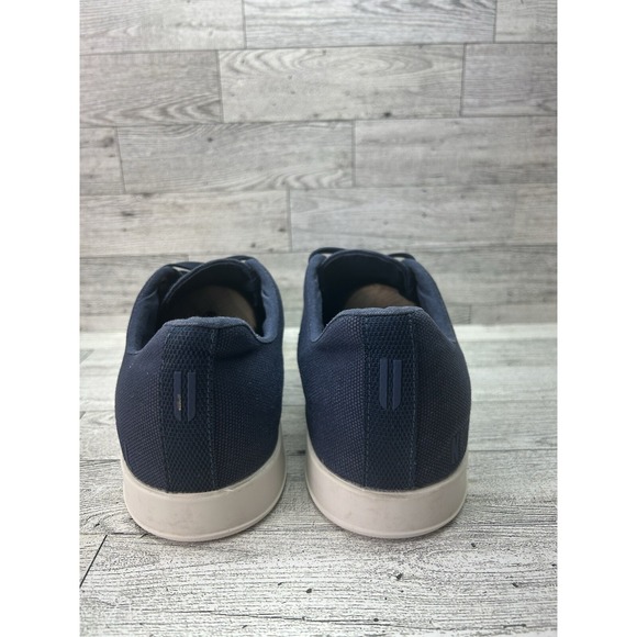 Nobull Canvas Trainers Mens 9.5 Blue Fabric Workout Athletic Gym Shoes Sneakers - Picture 6 of 11